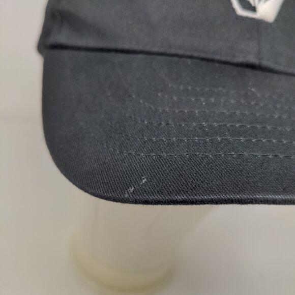 Volcom Men's Fitted Hat Black Size L/XL Embroidered Logo Cotton Blend - Picture 3 of 10
